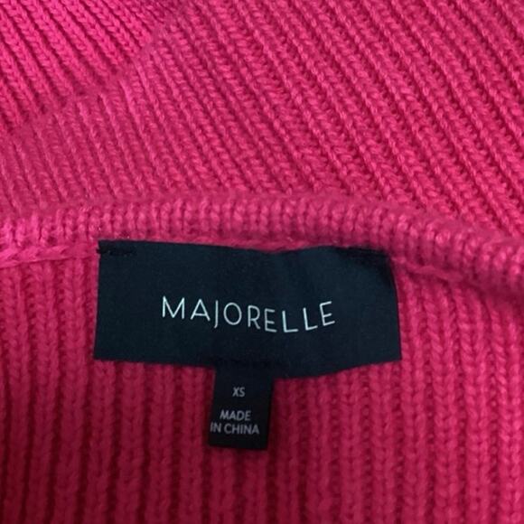 Revolve x Majorelle Jeneli Pink Sleeveless Crochet Knit Sweater Crop Top Sz XS - Picture 7 of 8